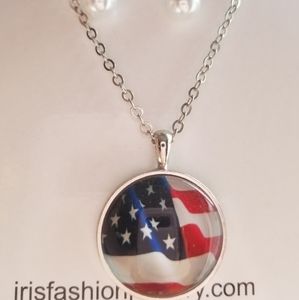 Patriotic necklace